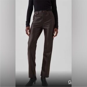 Gap Faux leather pants